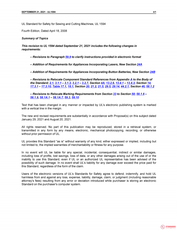 UL 1594 PDF